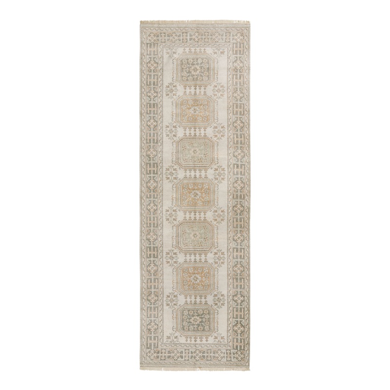 Emre Blush and Ivory Traditional Style Area Rug