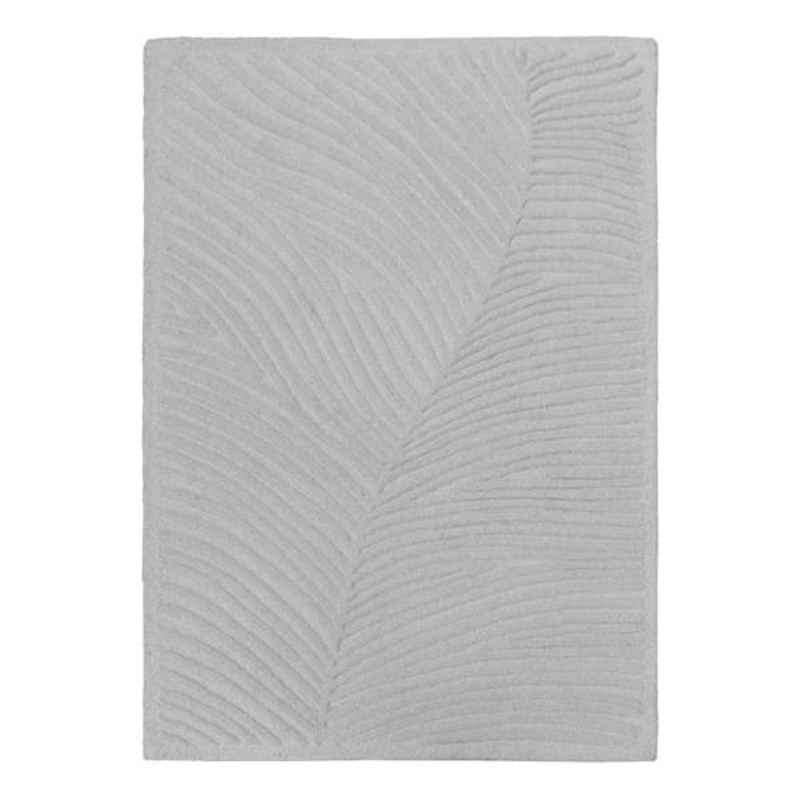 (A482) Crosby St. Neutral Palm Area Rug, 5×7