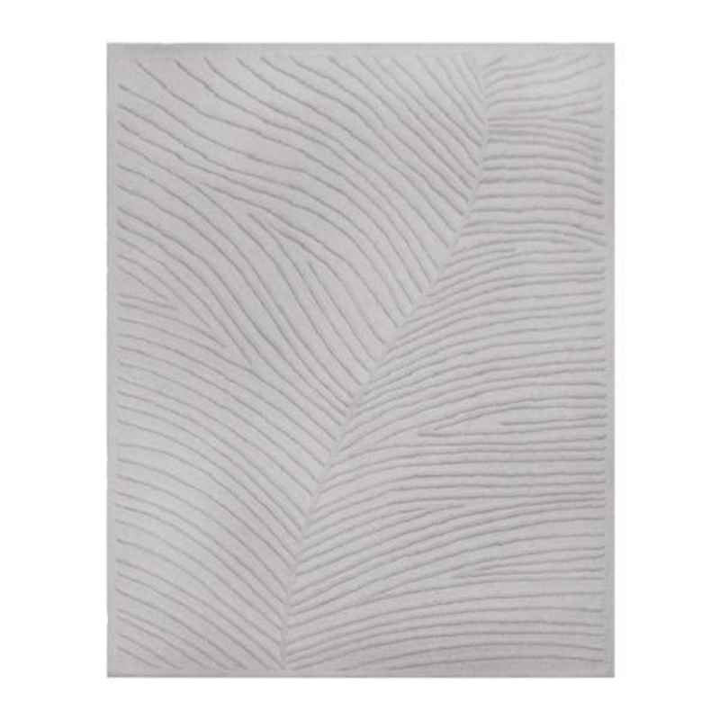 (A482) Crosby St. Neutral Palm Area Rug, 8×10