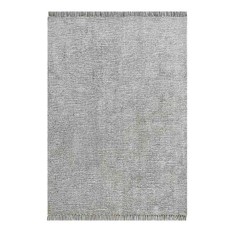 (A484) Crosby St. Breton Grey Tufted Area Rug, 5×7