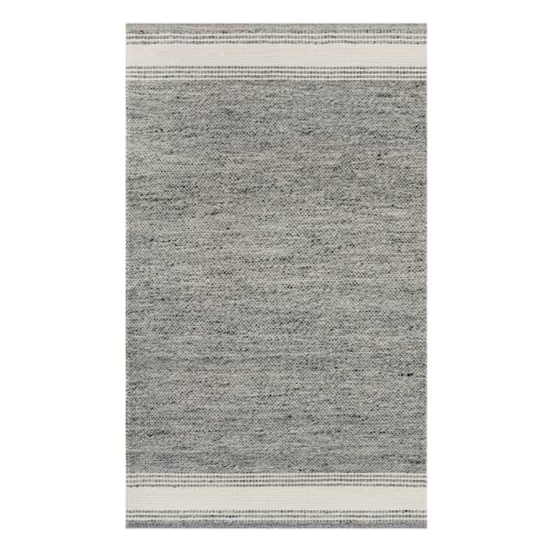 (A499) Thornton Grey Woven Accent Rug, 3×5