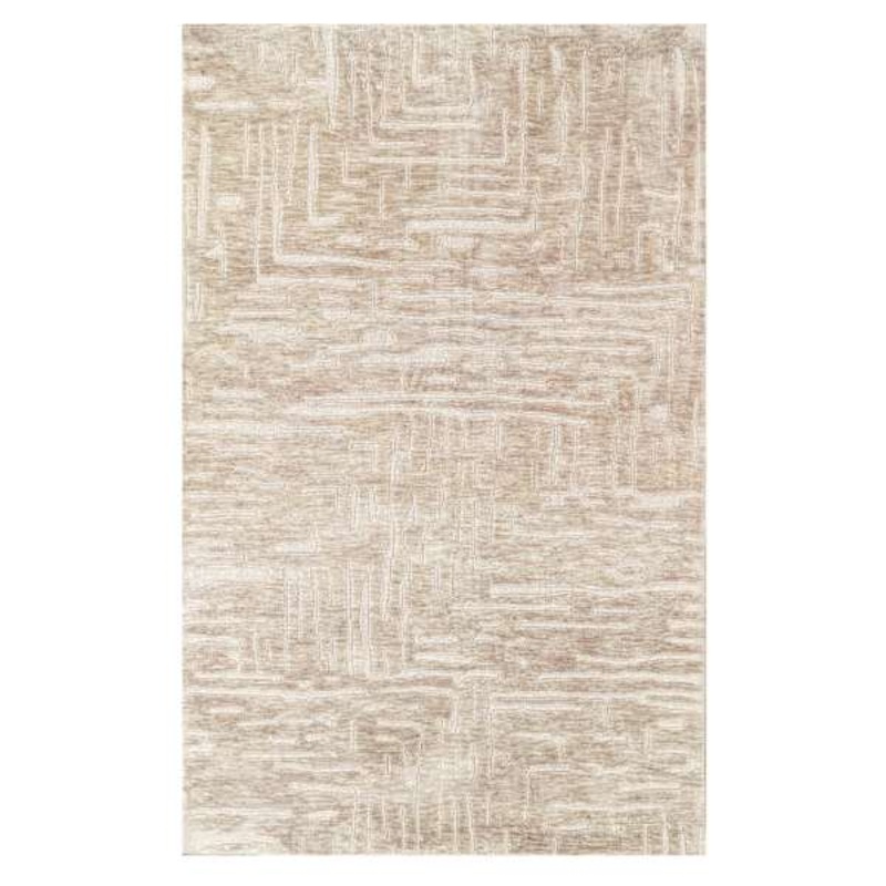 (A503) Crosby St. Stone Harbor Tan & Ivory Area Rug, 5×7