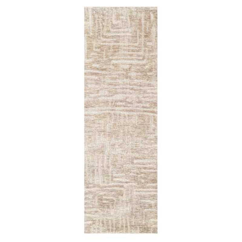 (A503) Crosby St. Stone Harbor Tan & Ivory Runner, 2×8