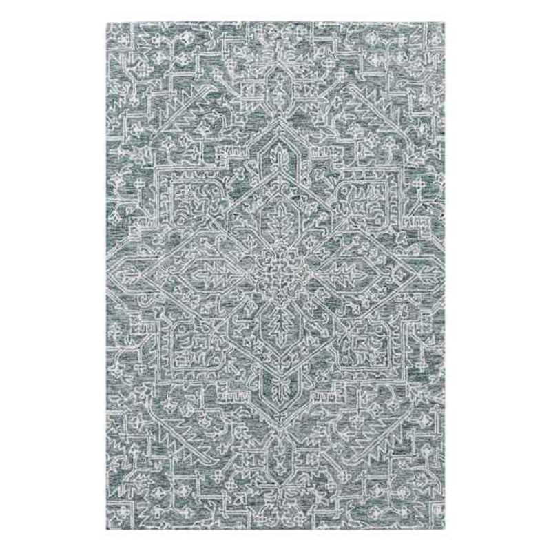 (A516) Providence Giverny Blue Traditional Floral Area Rug, 7×9