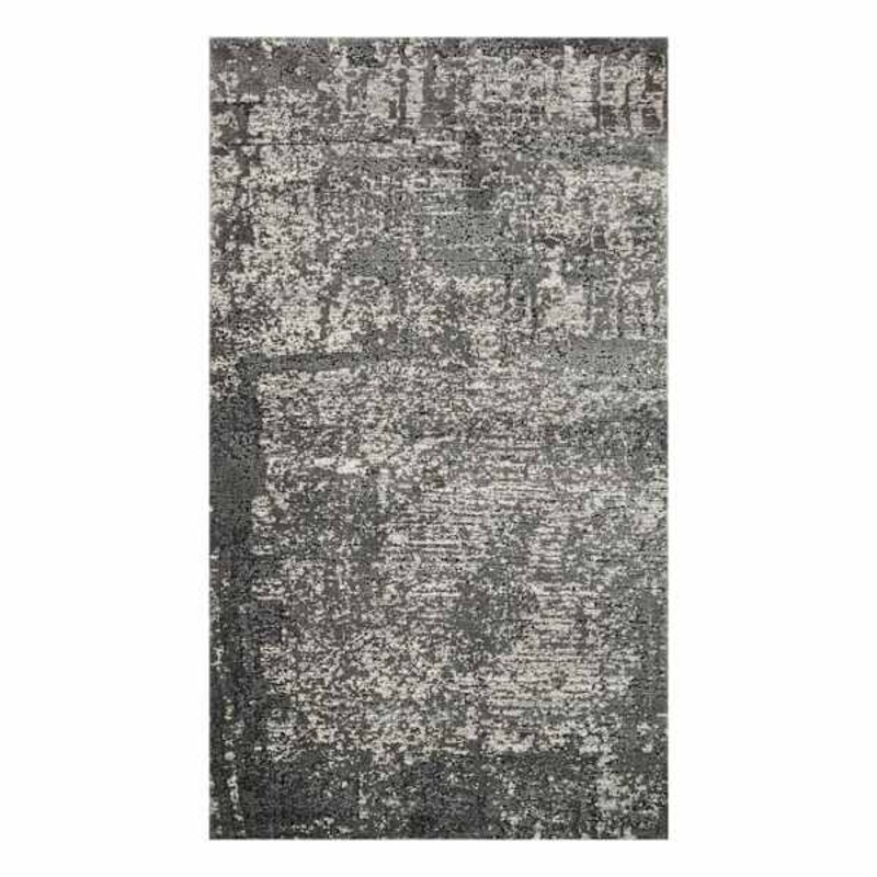 (B528) Holden Abstract Grey Accent Rug, 3×5