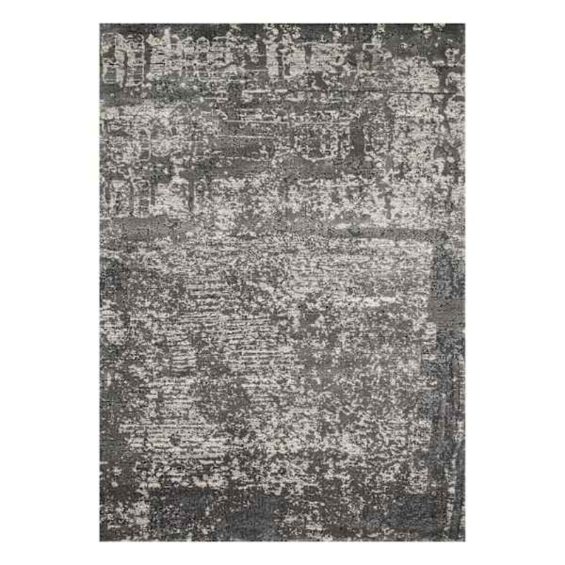 (B528) Holden Abstract Grey Area Rug, 5×7