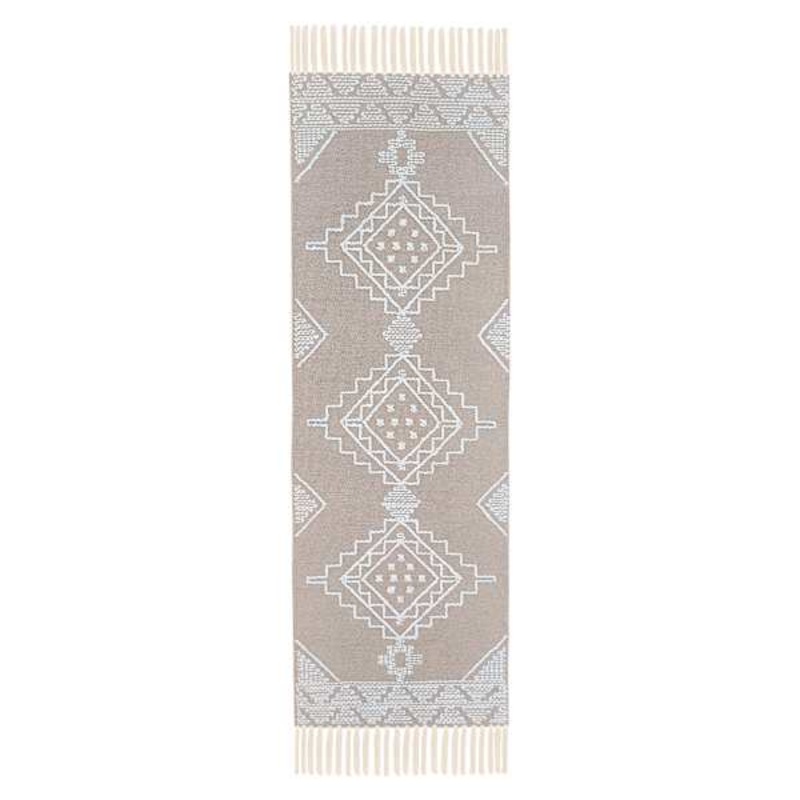 (B710) Goa Tan Medallion Runner, 2×6