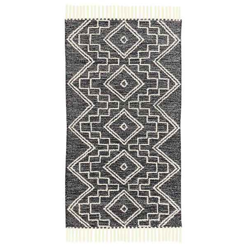 (B711) Grey Accent Rug, 3×5