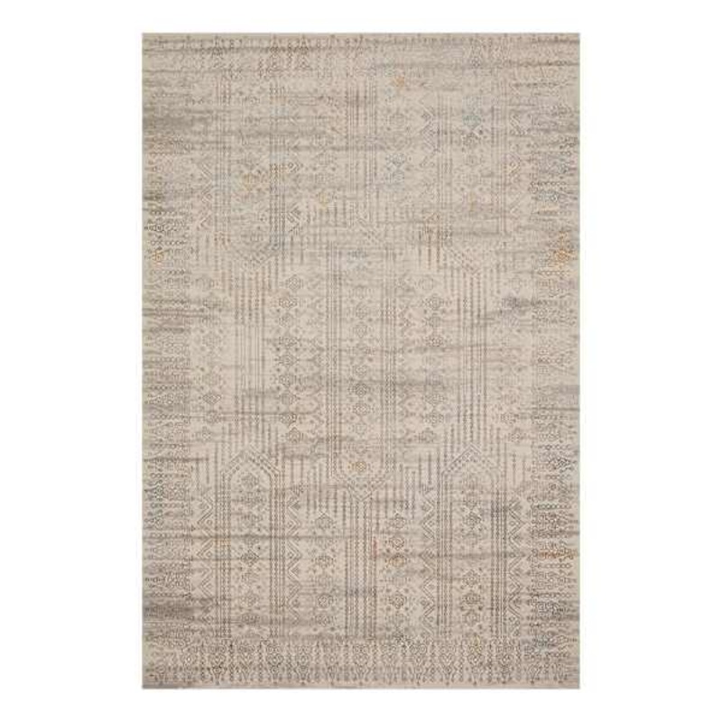 (B766) Carolina Taupe Area Rug, 5×7