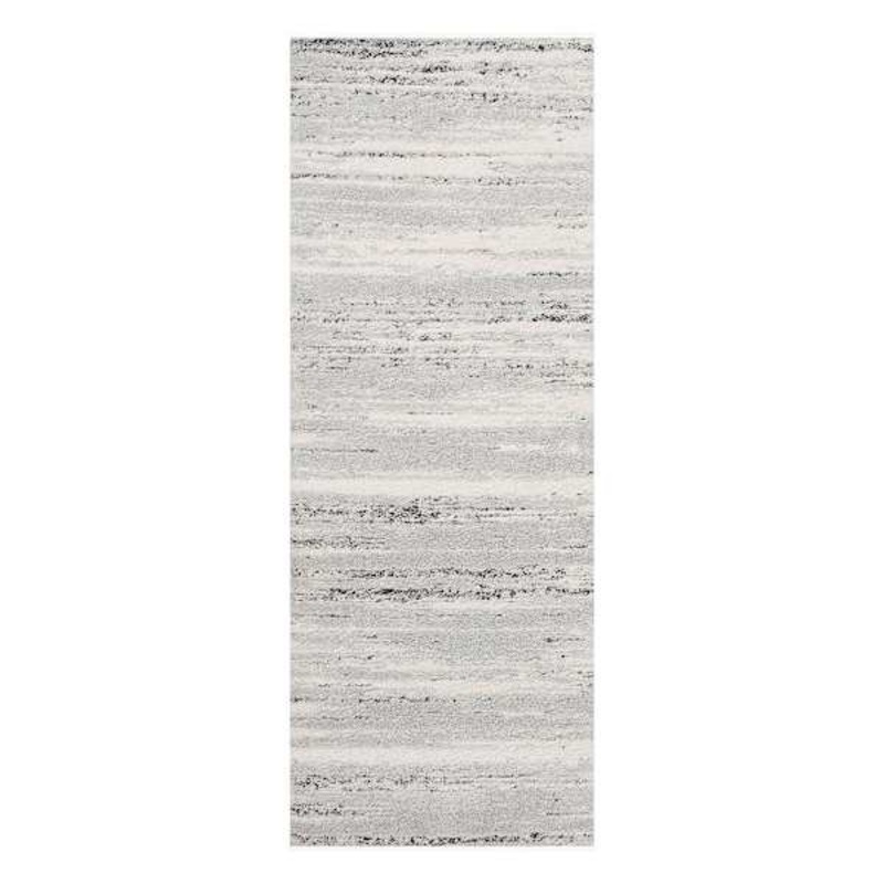 (B808) Boulder Ivory & Grey Runner, 2×7