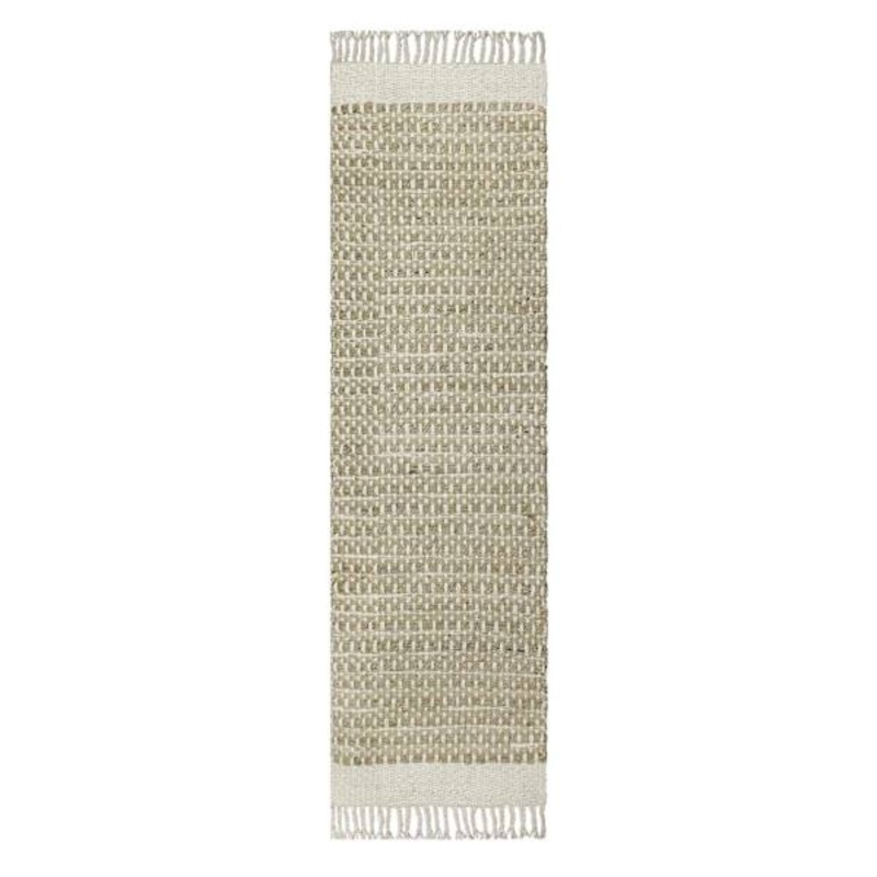 (B820) Honeybloom Dunstan Natural Tan Runner, 2×7