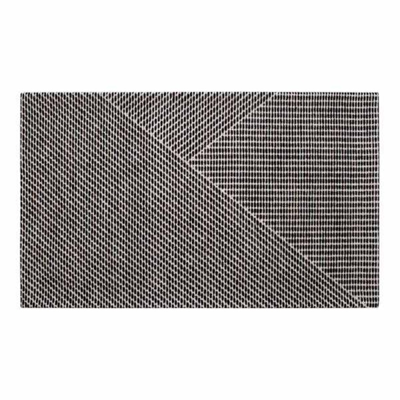 (B834) Found & Fable Dassel Black Woven Accent Rug, 2×4