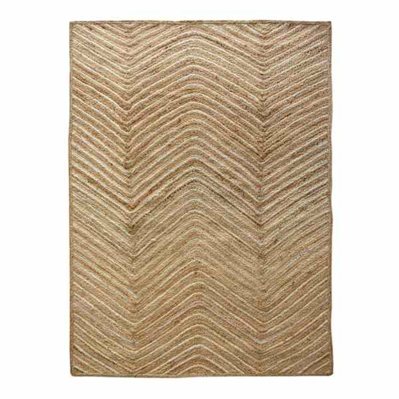 (B851) Wynn Jute Area Rug, 5×7