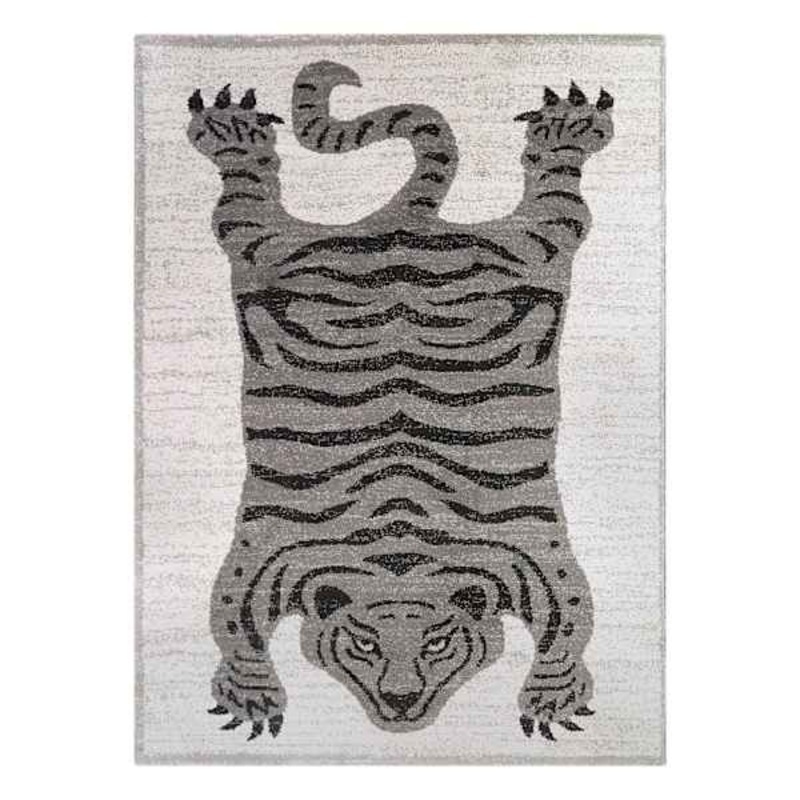 (B853) Elle Tiger Woven Accent Rug, 3×4