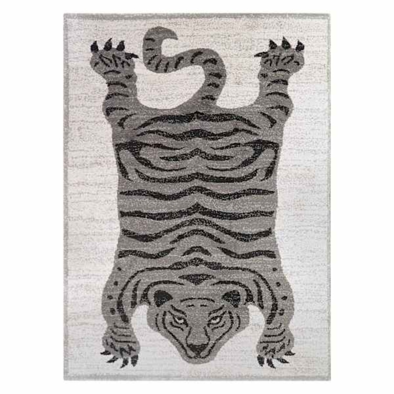 (B853) Elle Tiger Woven Area Rug, 8×10