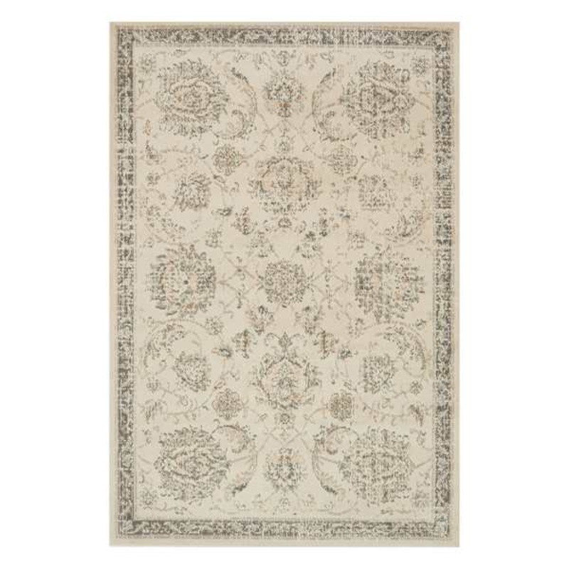 (D384) Norwich Traditional Ivory & Beige Area Rug, 7×10