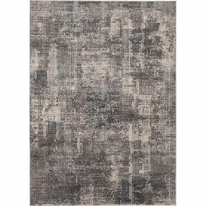 (D451) Sabrina Grey Multicolor Woven Runner, 2×6