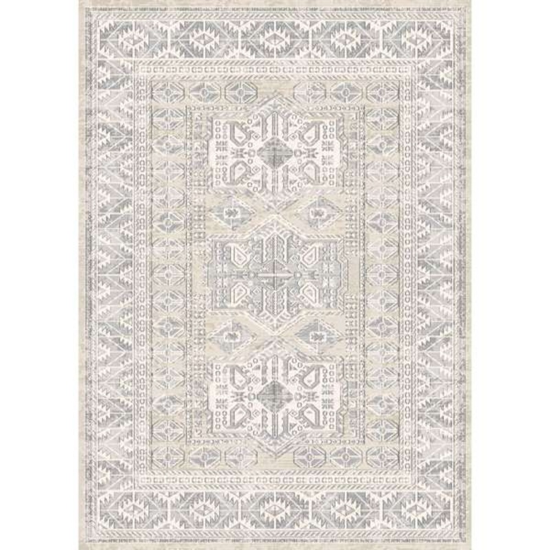 (D452) Shaydon Grey & Multicolor Woven Accent Rug, 3×5