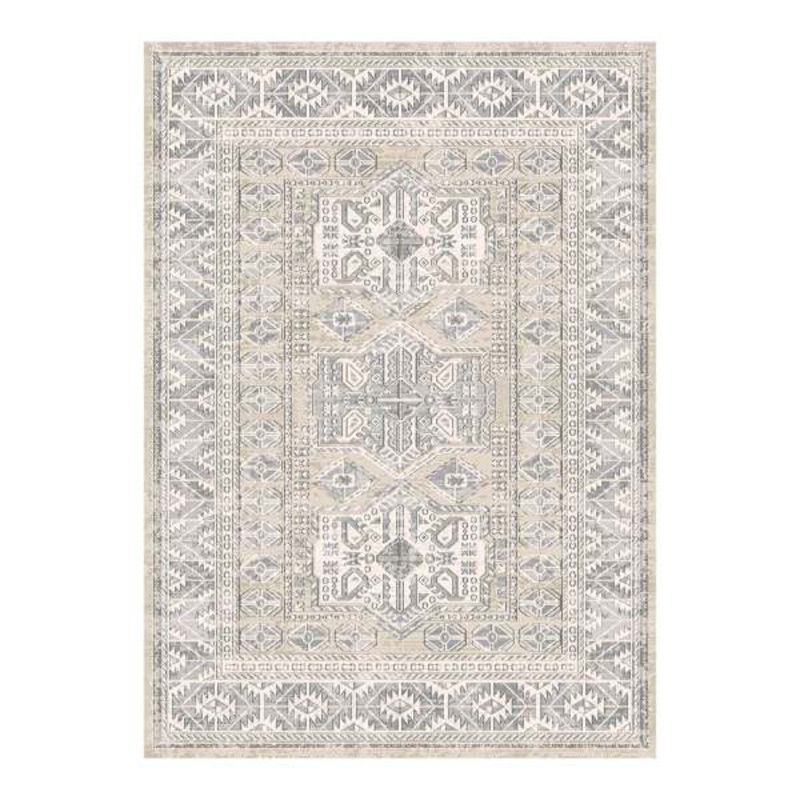 (D452) Shaydon Grey & Multicolor Woven Area Rug, 8×10