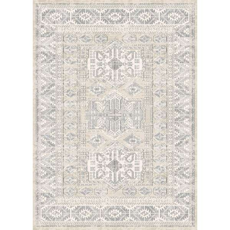 (D452) Shaydon Grey & Multicolor Woven Runner, 2×6