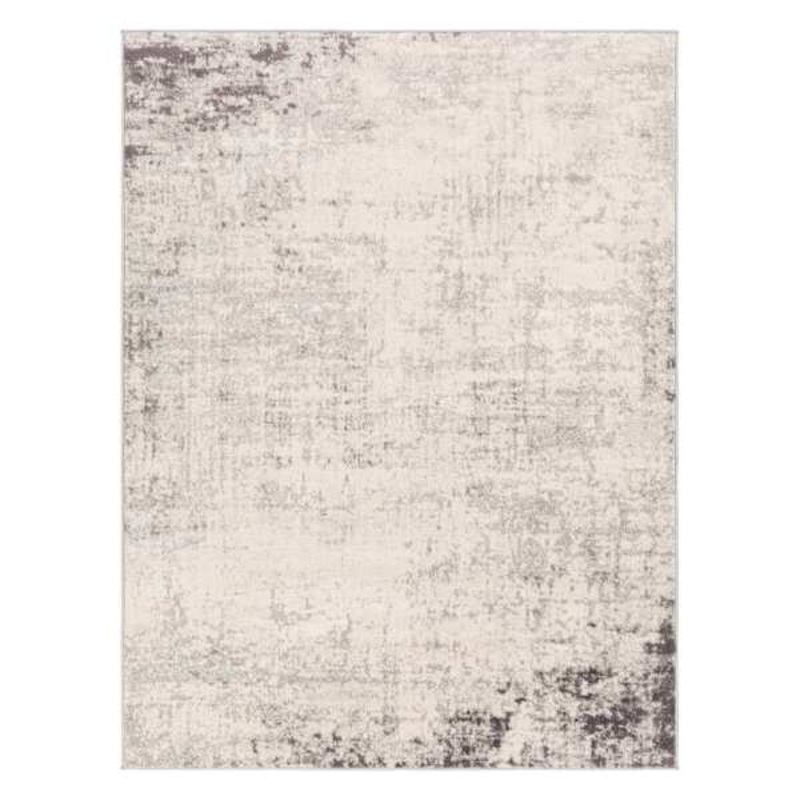 (D498) Crosby St. Roma Grey Abstract Accent Rug, 3×5