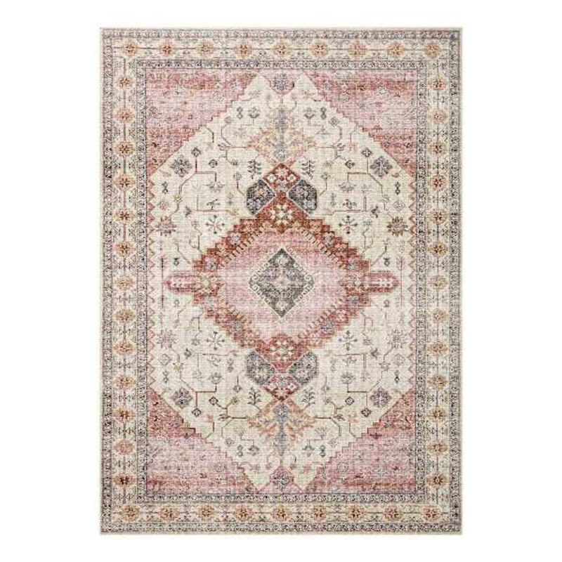 (D581) Khloe Multicolor Medallion Design Area Rug, 5×7
