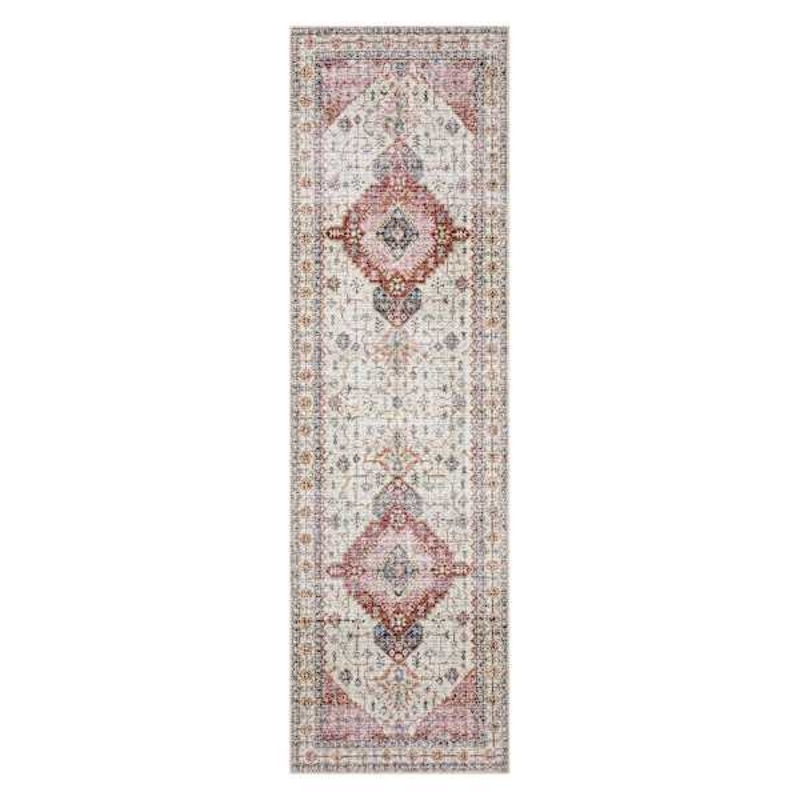 (D581) Khloe Multicolor Medallion Design Runner, 2×7