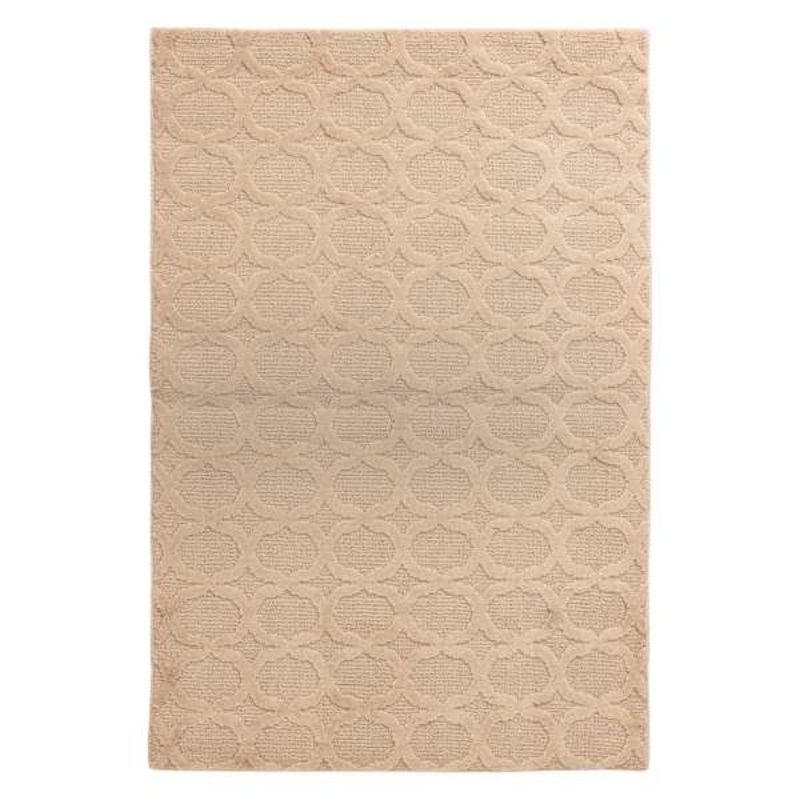(D603) Verona Taupe Contour Area Rug, 8×10