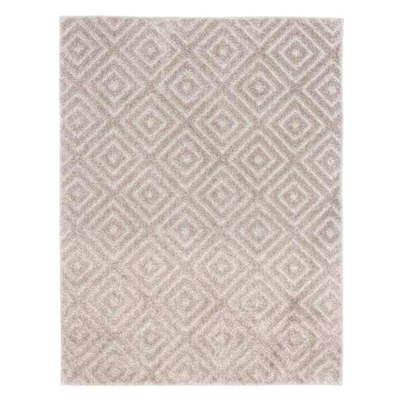 (D604) Waterford Ronin Parchment Area Rug, 5×7