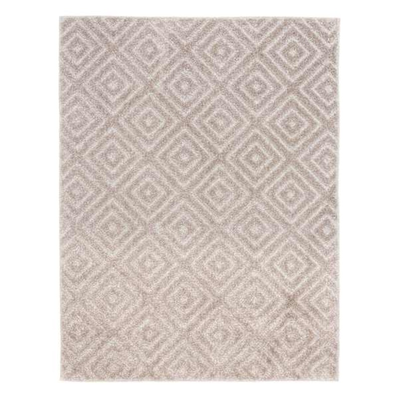 (D604) Waterford Ronin Parchment Area Rug, 8×9