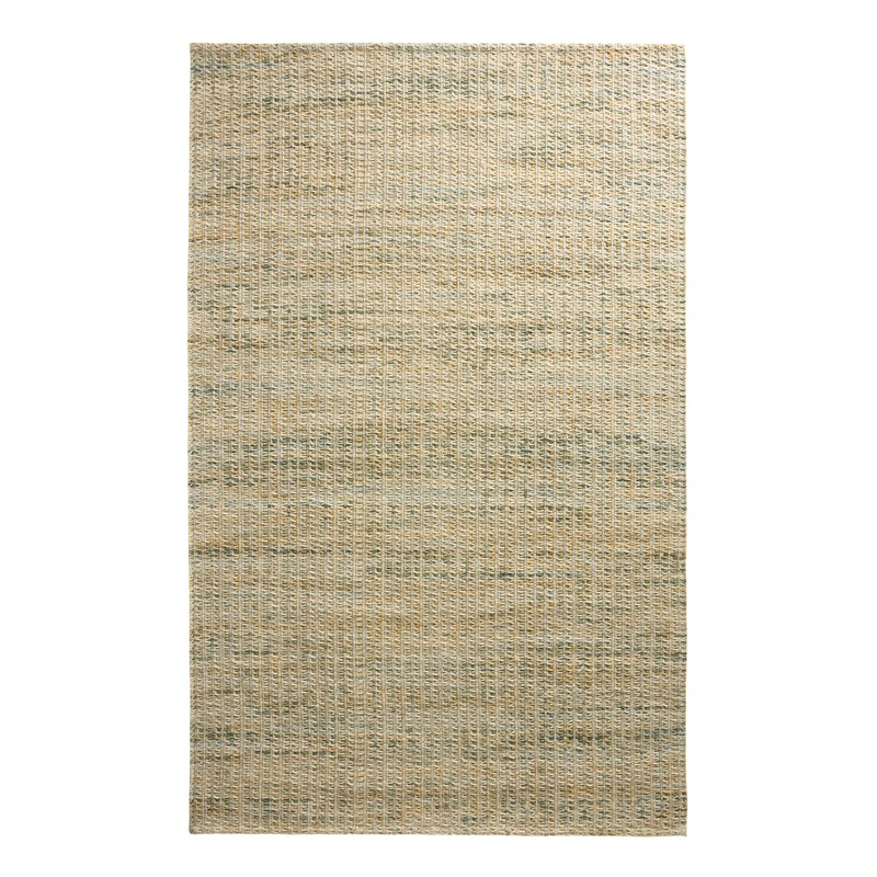 Forest Tonal Green Recycled Polyester and Wool Area Rug