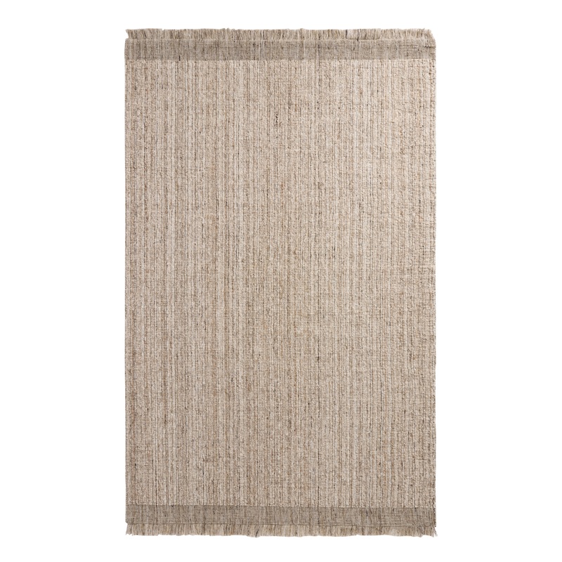 Kenmore Neutral Melange Hand Loomed Wool Blend Area Rug