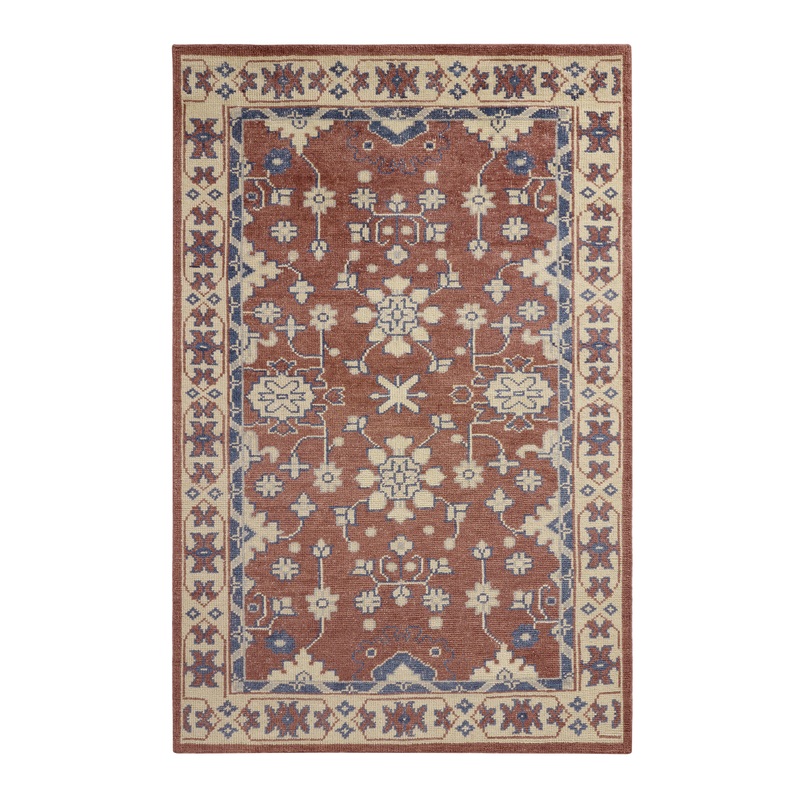 Sita Red Hand Knotted Wool Traditional Style Area Rug