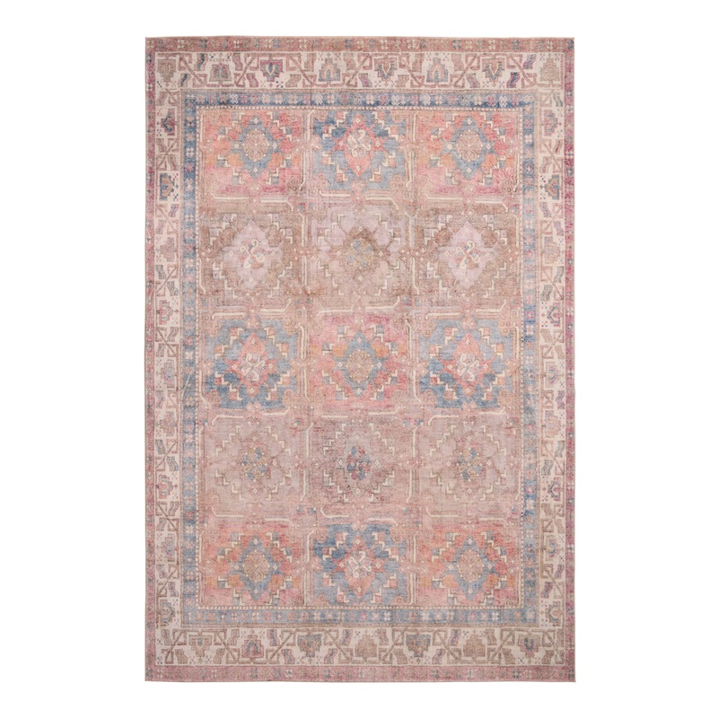 Tangier Multicolor Diamond Tapestry Moroccan Style Area Rug