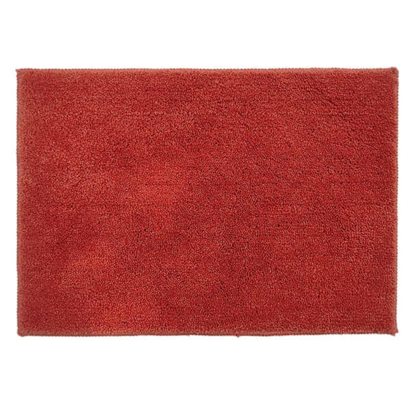 Essential Cut Pile Terracotta Bath Rug, 17×24