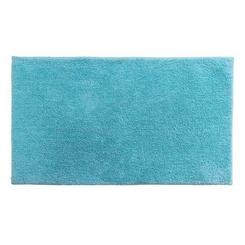 Essential Cut Pile Turquoise Bath Rug, 20×34