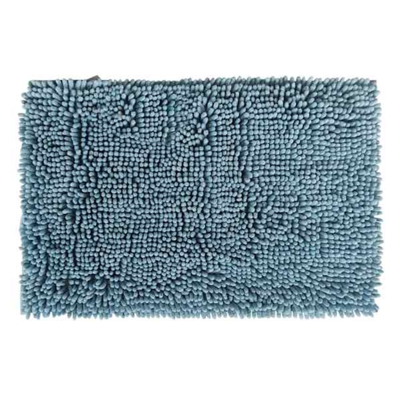 Essential Noodle Aqua Bath Rug, 17×24