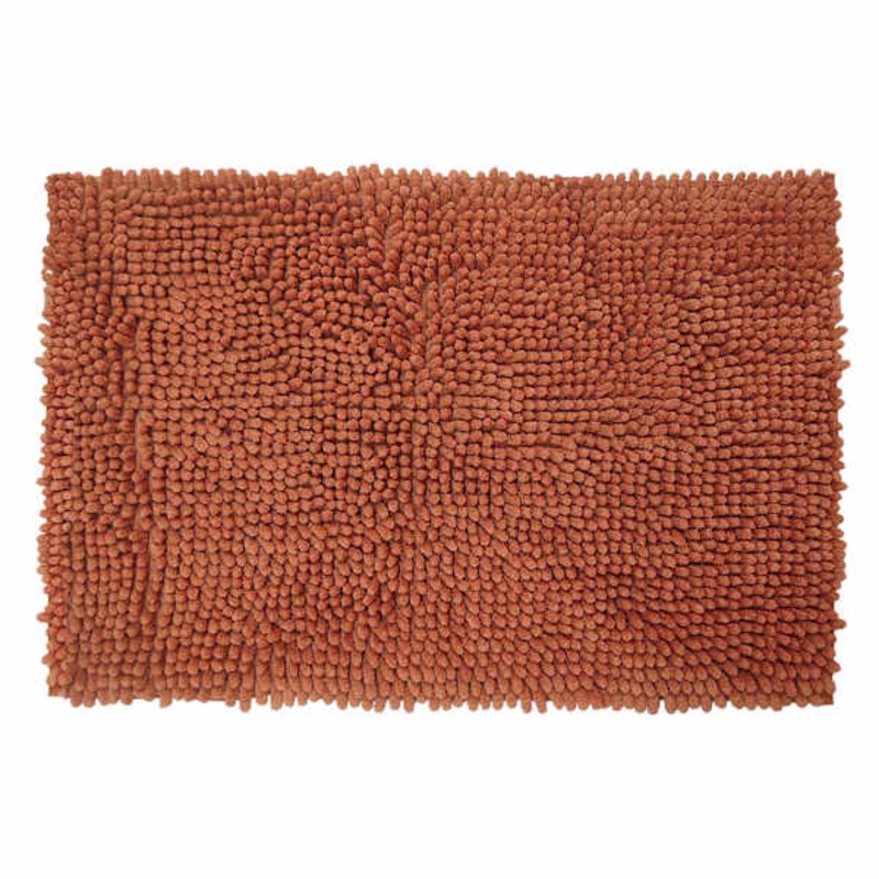 Essential Noodle Terracotta Bath Rug, 17×24