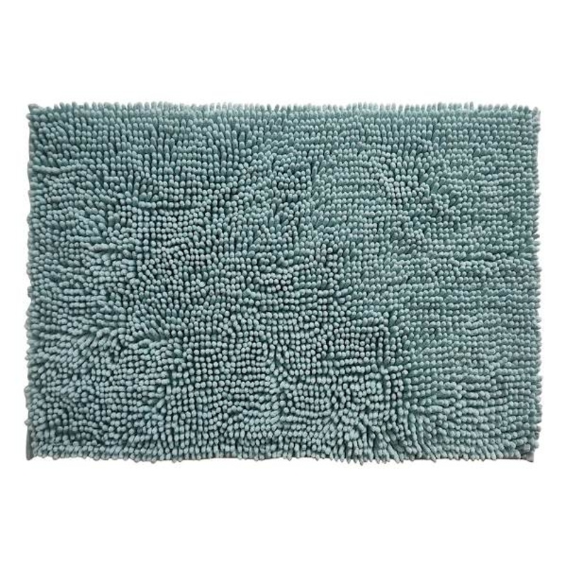 Essential Noodle Turquoise Bath Rug, 17×24