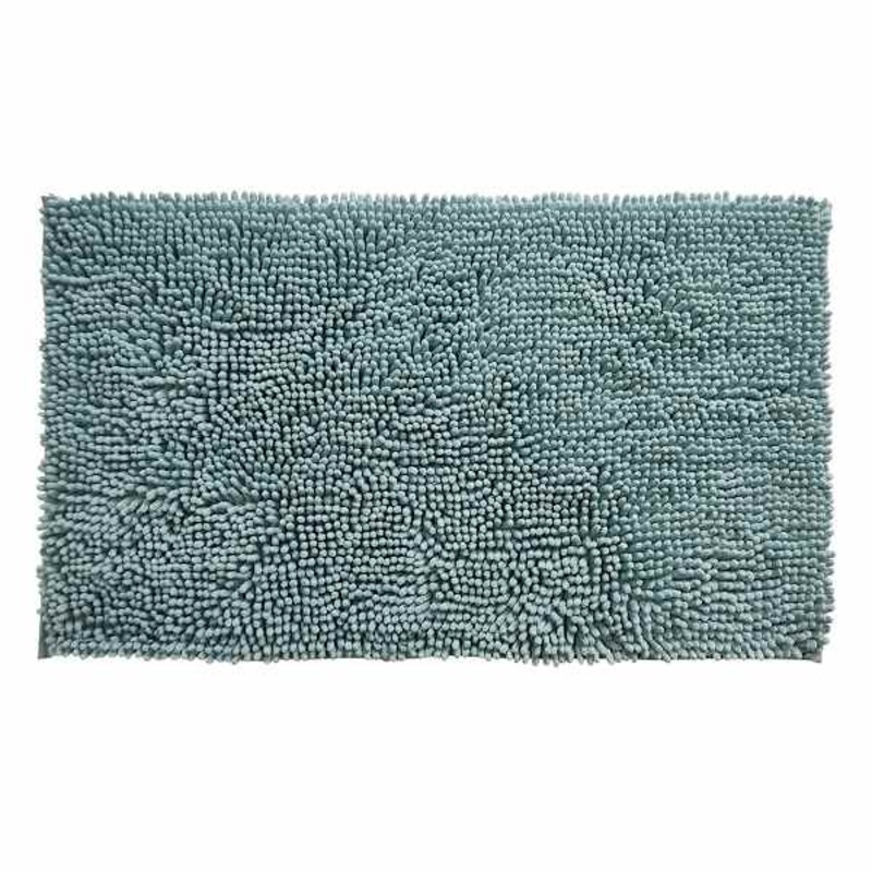 Essential Noodle Turquoise Bath Rug, 20×34