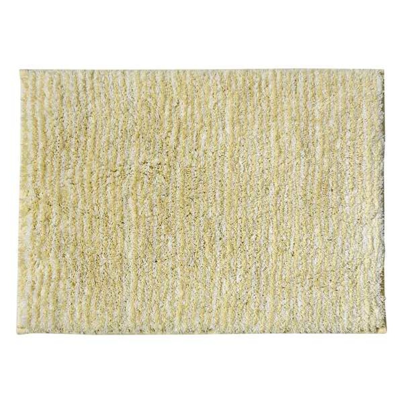 Essential Striped Yellow Bath Rug, 17×24