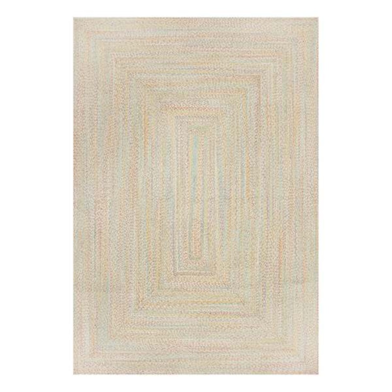 Multicolor Braided Chenille Accent Rug, 4×6