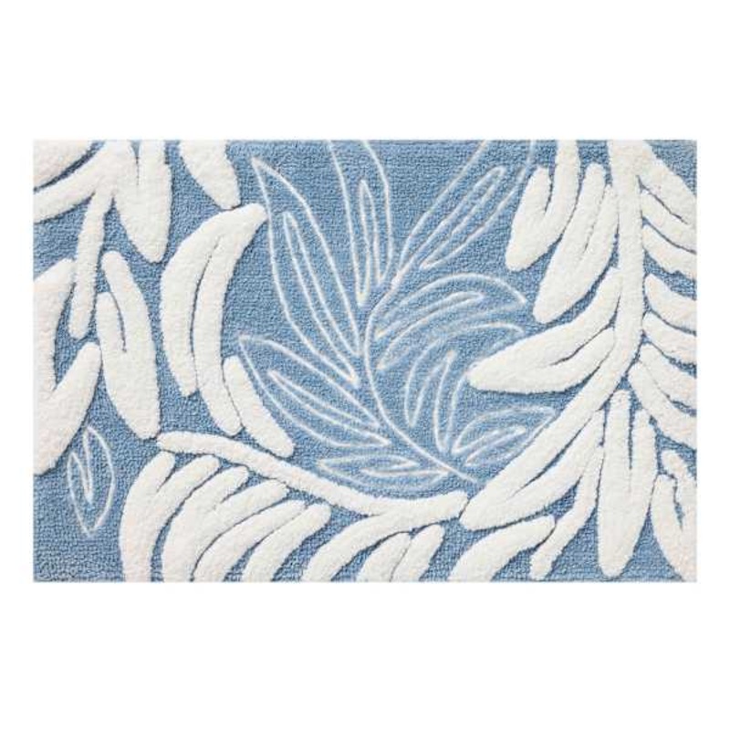Hudson Blue Bath Rug, 20×30