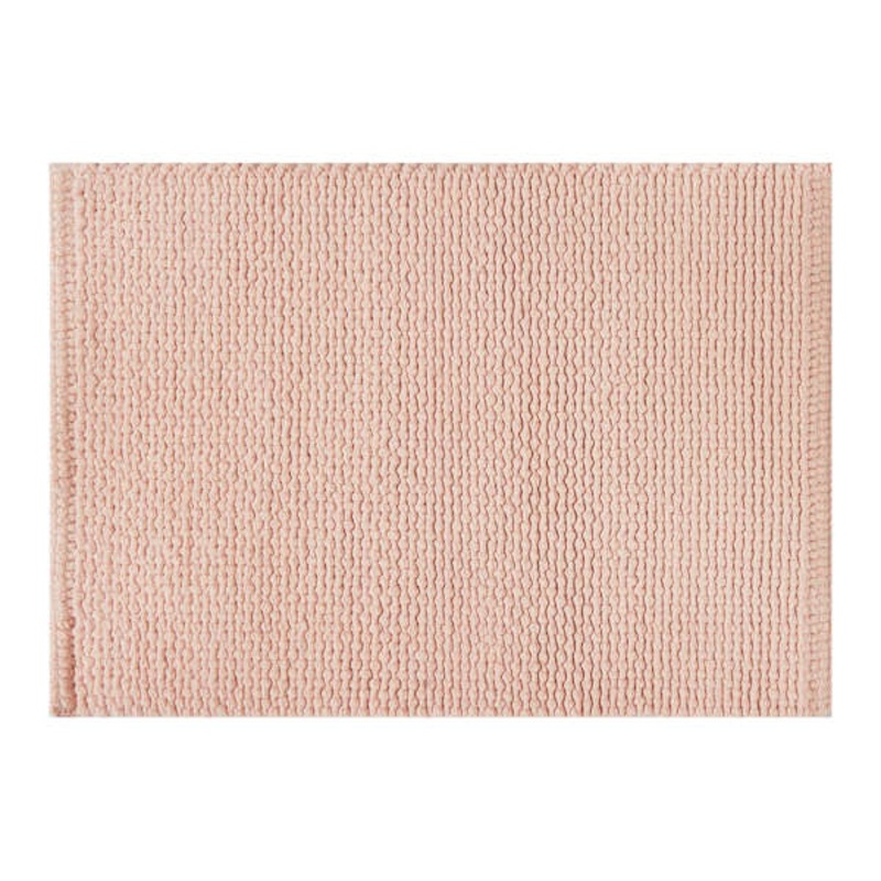 Pink Braided Cotton Bath Rug, 17×24