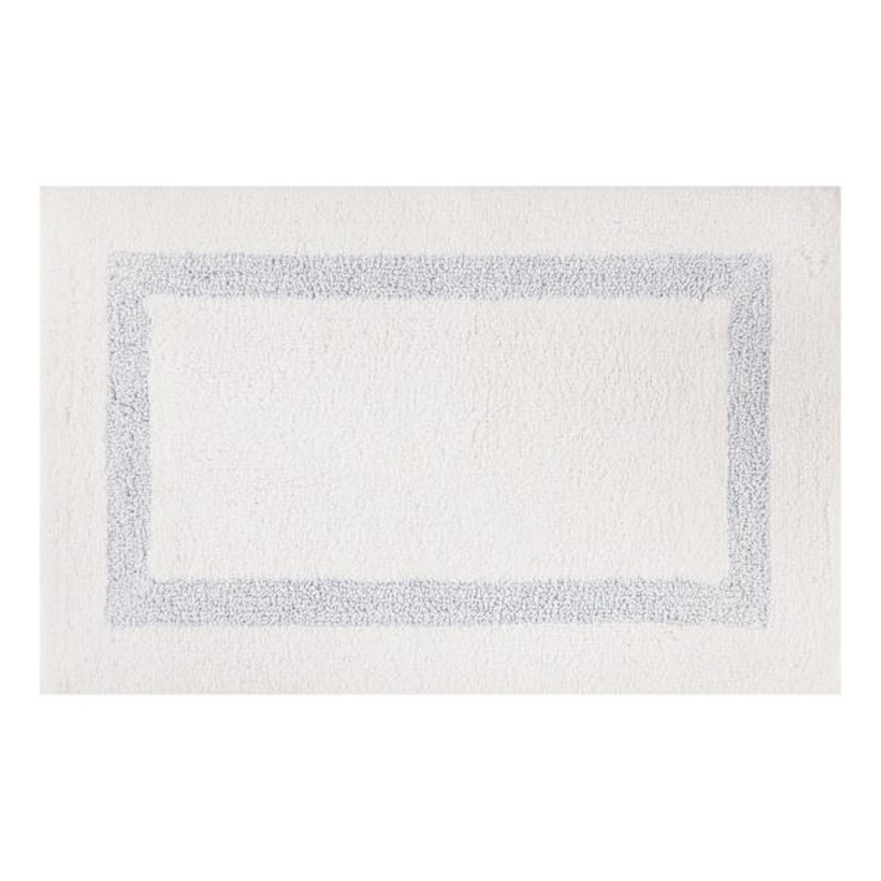 Racetrack Light Blue Bath Rug, 20×30
