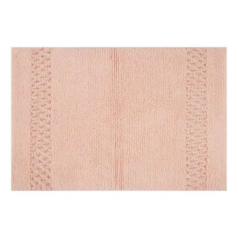Reversible Pink Bath Rug, 17×24