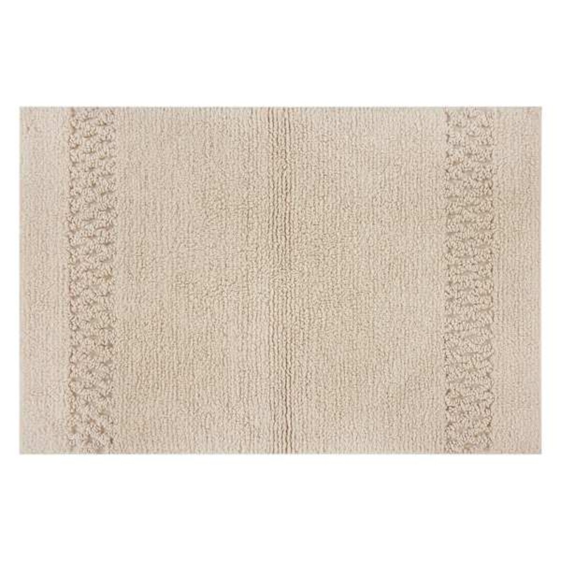 Reversible Tan Bath Rug, 17×24