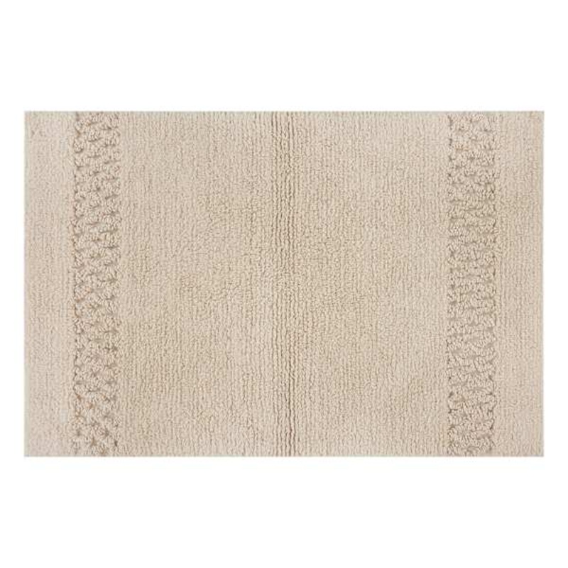 Reversible Tan Bath Rug, 20×30