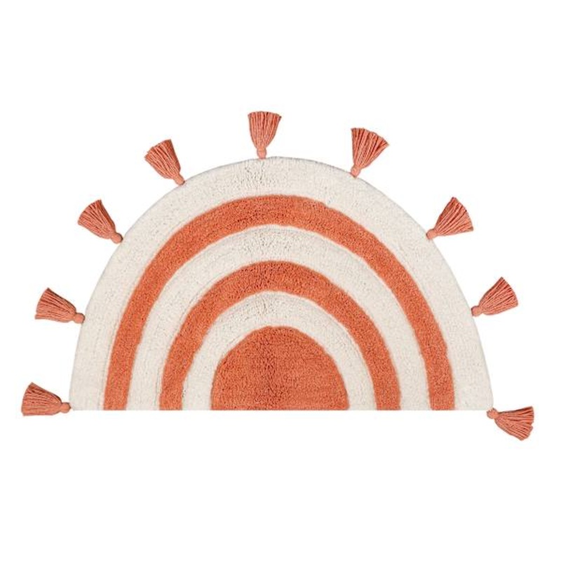 Serene Escape Clay Arches Bath Rug with Tassels, 20×30