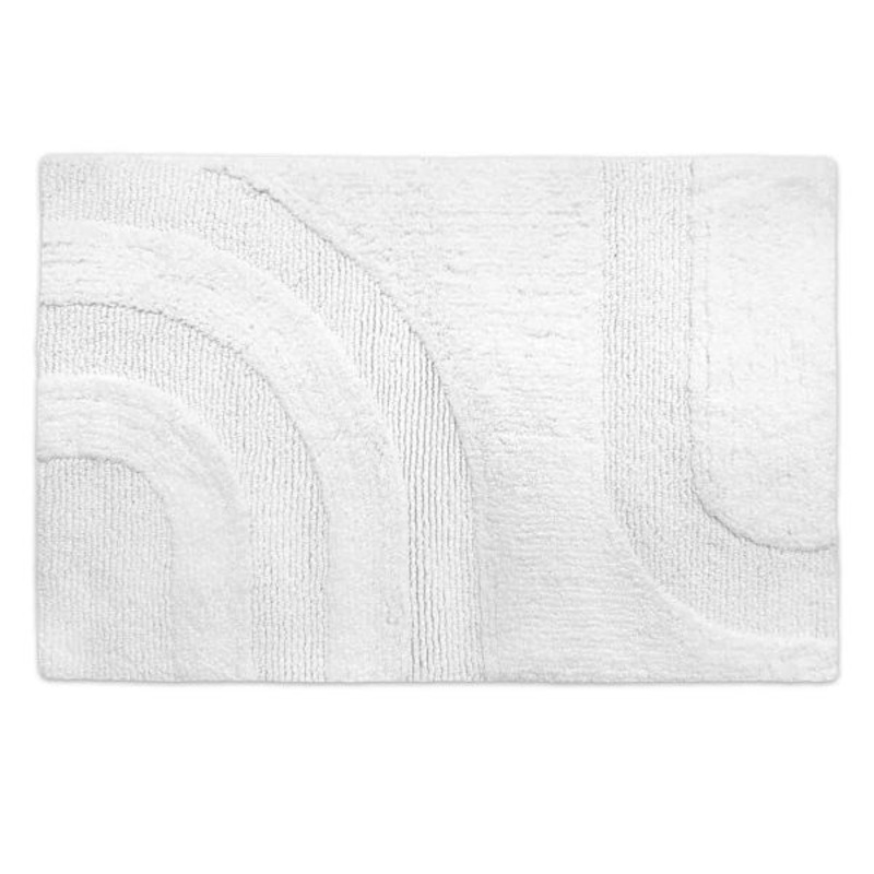 Summit White Tufted Bath Rug, 20×30